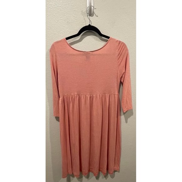 H&M Striped Red Orange Midi Dress - Picture 3 of 3